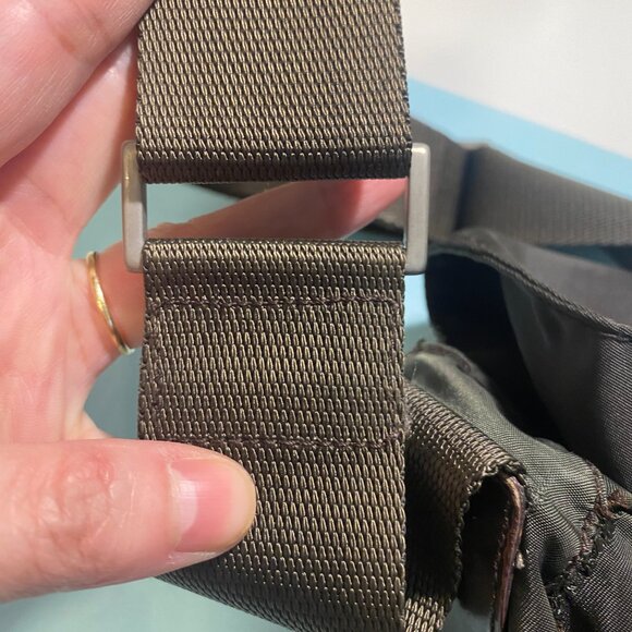 Authentic Preowned Unisex Prada Brown Nylon Messenger Bag - Picture 16 of 16